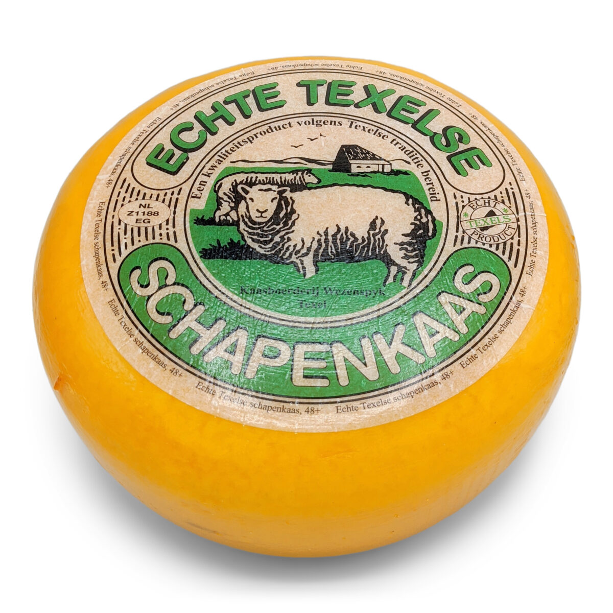9kg Texelse Schapenkaas Jong Belegen 48+ | Lactosevrij