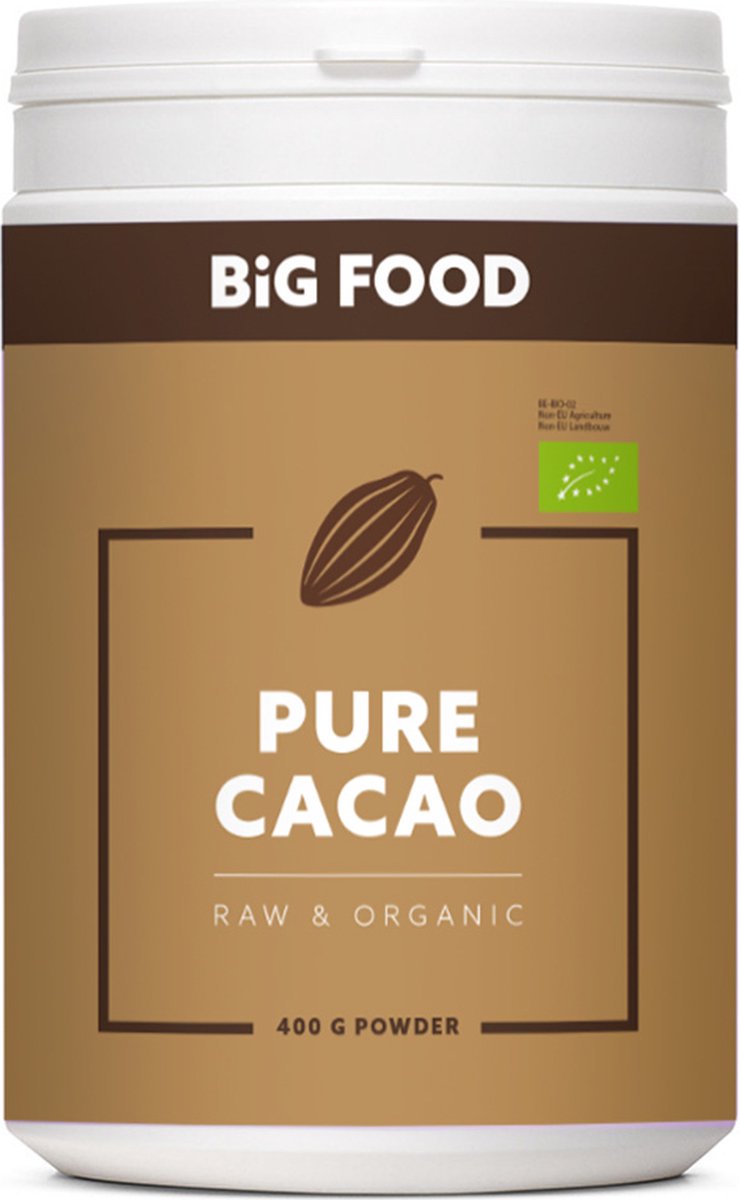 Big Food - Cacao poeder RAW - 400 g - Bio