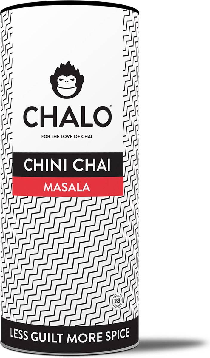CHALO Chini Masala Chai Latte - Indische Vegan Chai - 1KG - met minder suiker