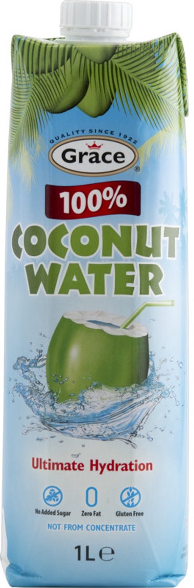 Grace - Coconut Water - 8 x 1 Liter pakken