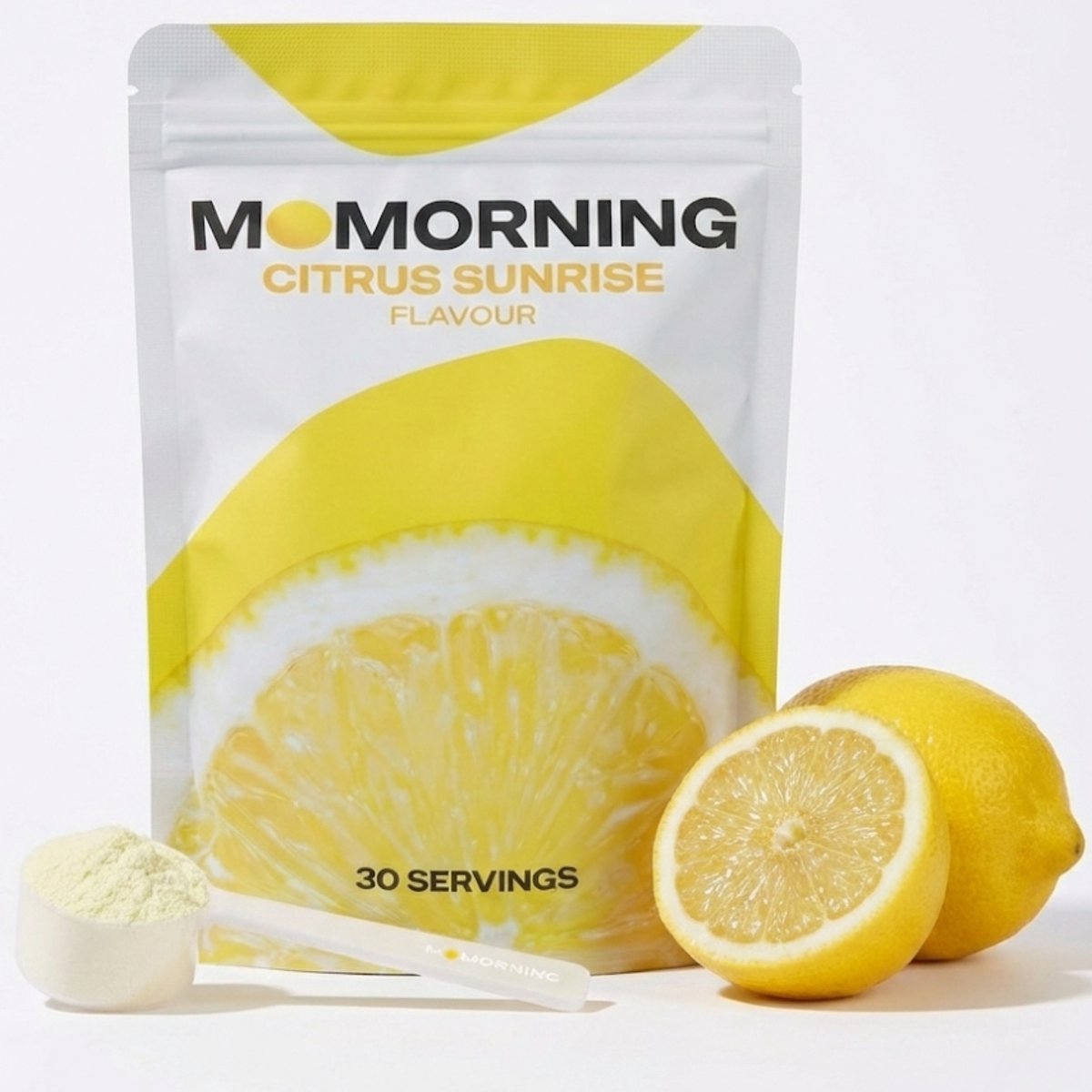 MoMorning - Ochtenddrankje - Elektrolytenmix met Caffeine - Citrus Sunrise Smaak - 30 Porties