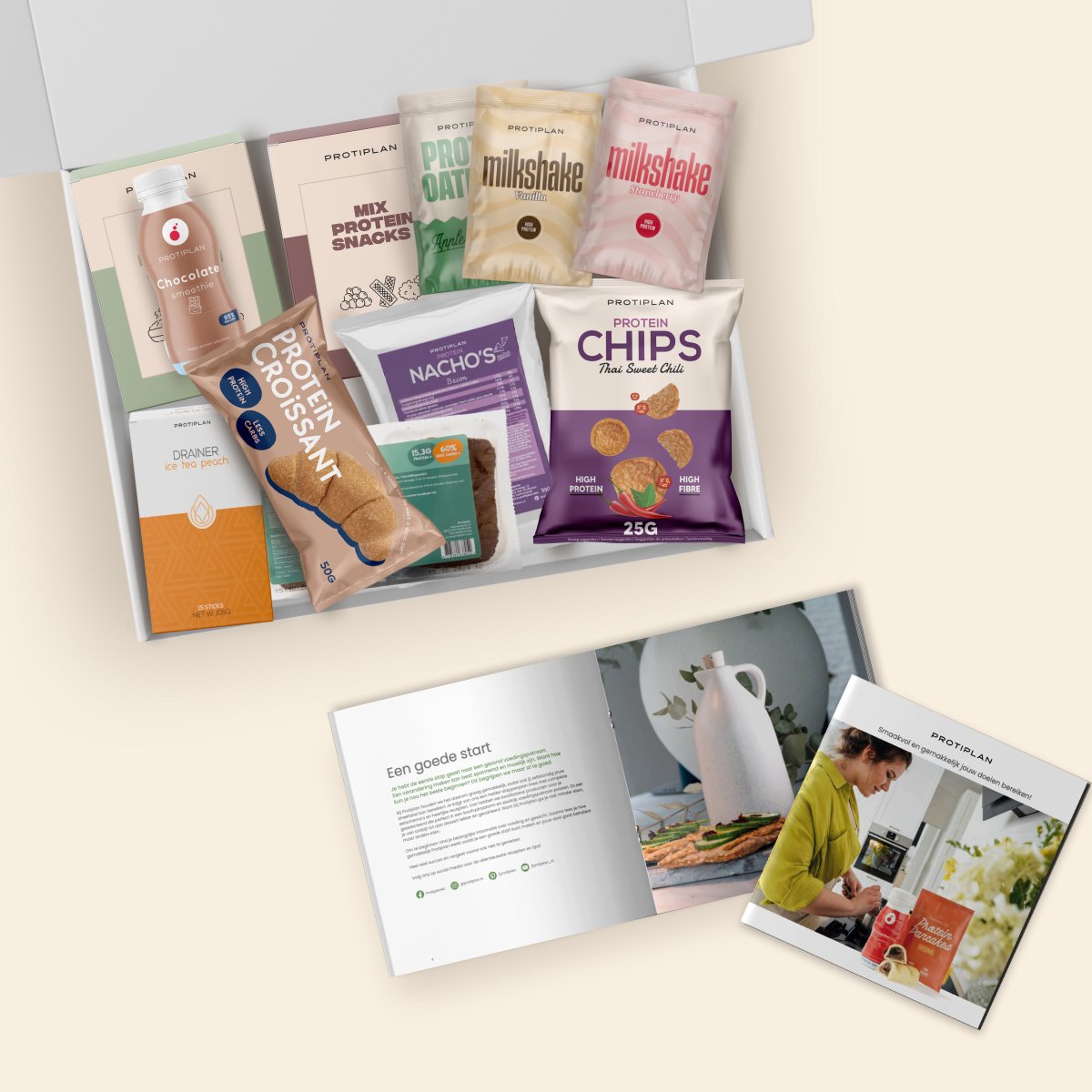 Protiplan - Proteïne Dieetbox Week 2 - 42 eetmomenten - Inclusief Drainer Sticks