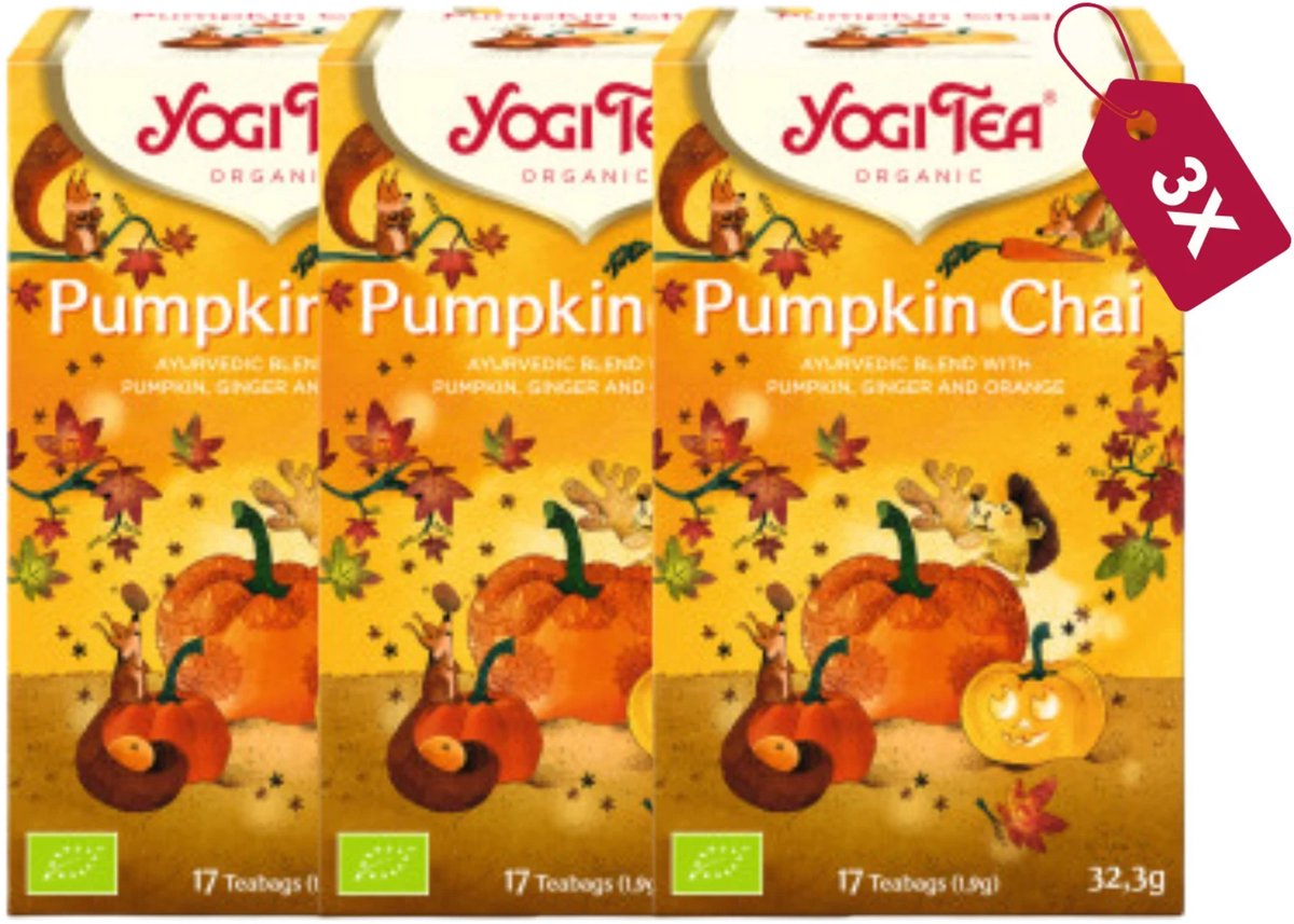 Yogi Tea Pumpkin Chai Bio - 3 pakjes