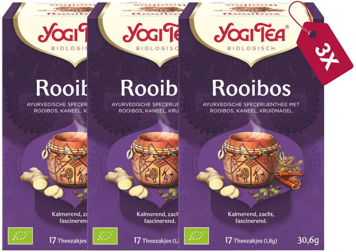 Yogi Tea Rooibos Bio - 3 pakjes