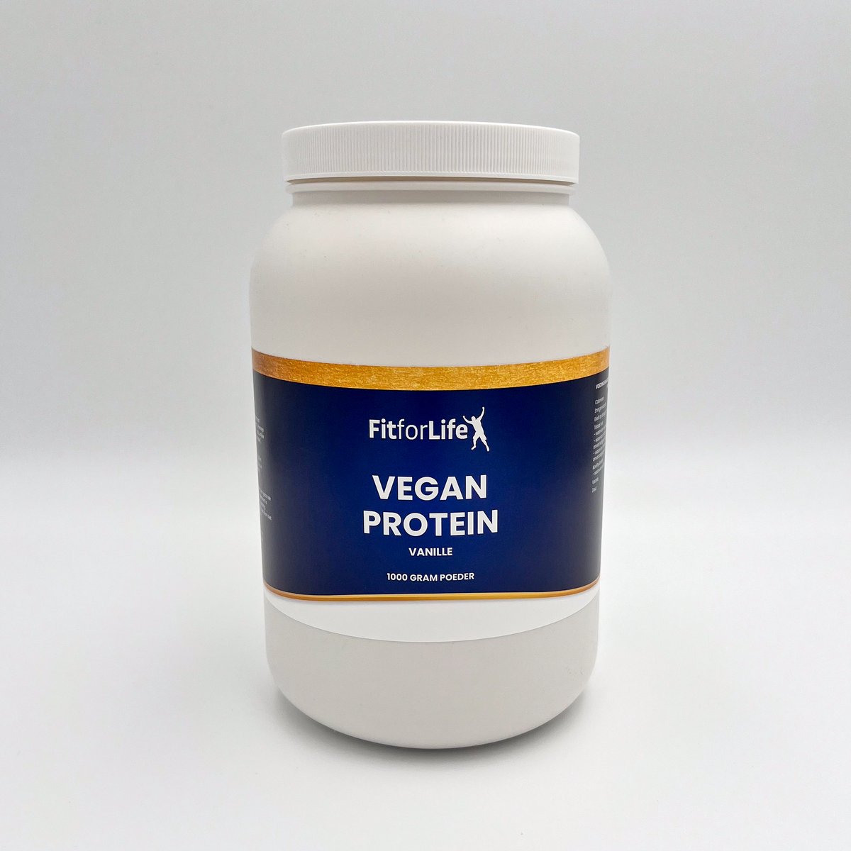 Fit for Life Vegan Eiwit Pro - Mix van verschillende plantaardige eiwitten - Proteïne poeder - Eiwit poeder - Eiwit Shakes - Vanille smaak - 1000 gram (30 shakes)