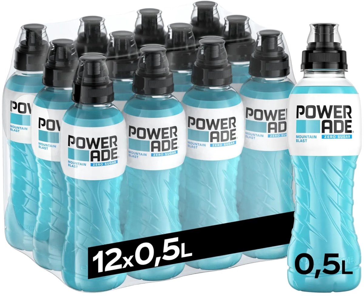 Powerade Zero Mountain Blast PET (12x 50cl)
