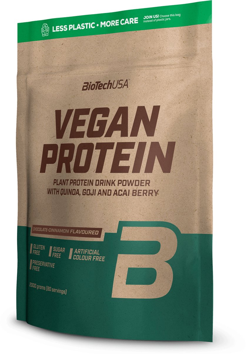 Protein Poeder - Vegan Protein 2000g - BiotechUSA - Vanille Cookie