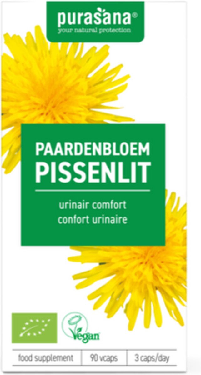 Purasana Single Plants Powders Paardenbloem Extract Bio 90 capsules