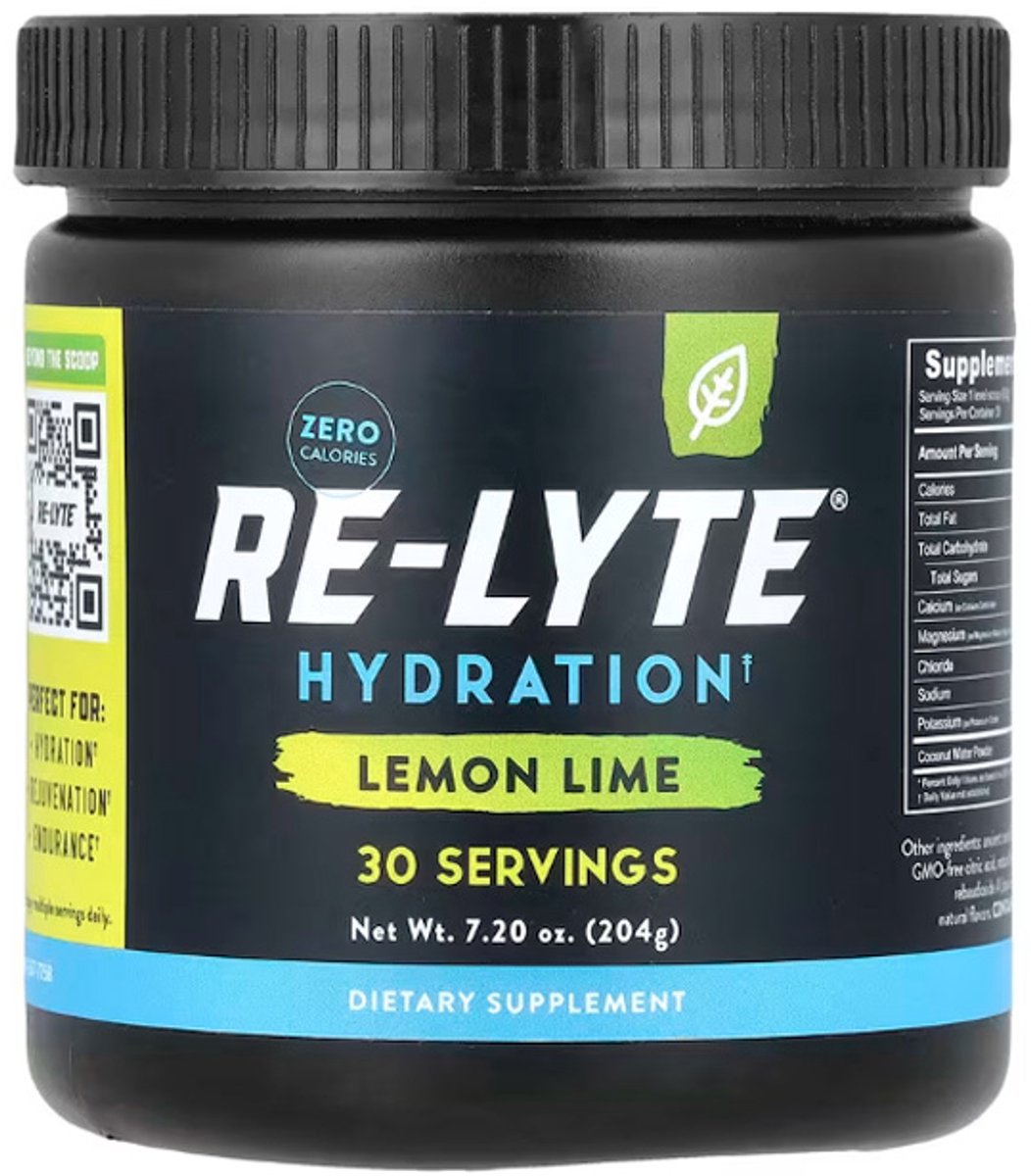 Re-Lyte | Hydration Drink Mix | Zitrone-Limette 204g | 1 x 204g