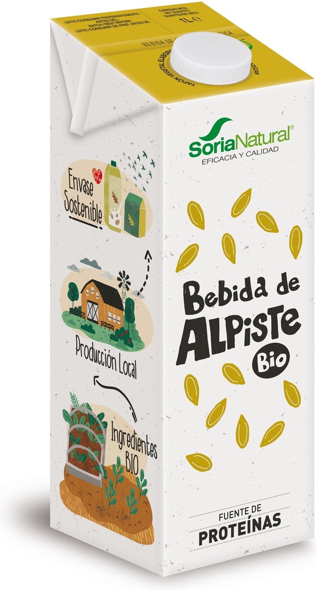 Soria Alpistedrank bio 1000 ml (per 3)