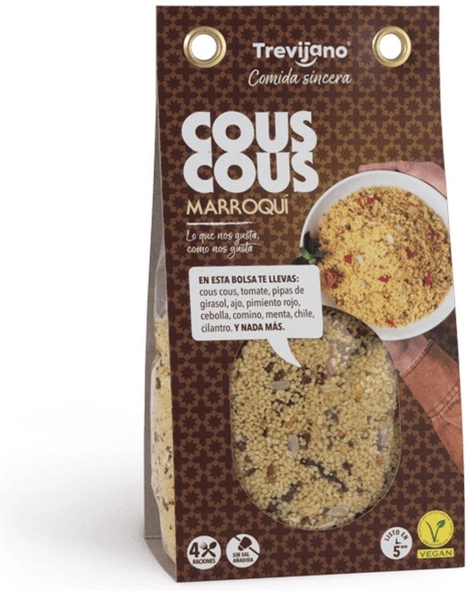 Veganistische Marokkaanse Couscous 300 g|Vegan Moroccan Couscous 300 g|Couscous marocain végétalien 300 g