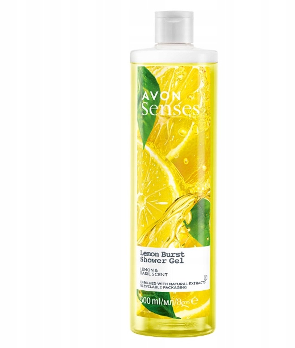 Avon - Lemon Burst - Douchegel - 500 ml - Verfrissend - Recyclebaar