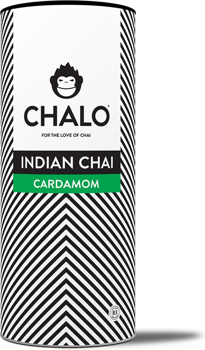 CHALO Cardamom Chai Latte - Indische Vegan Chai - 1KG JAR