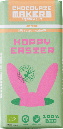 Chocolatemakers Hoppy Easter Vegan Organic 80 Gramm