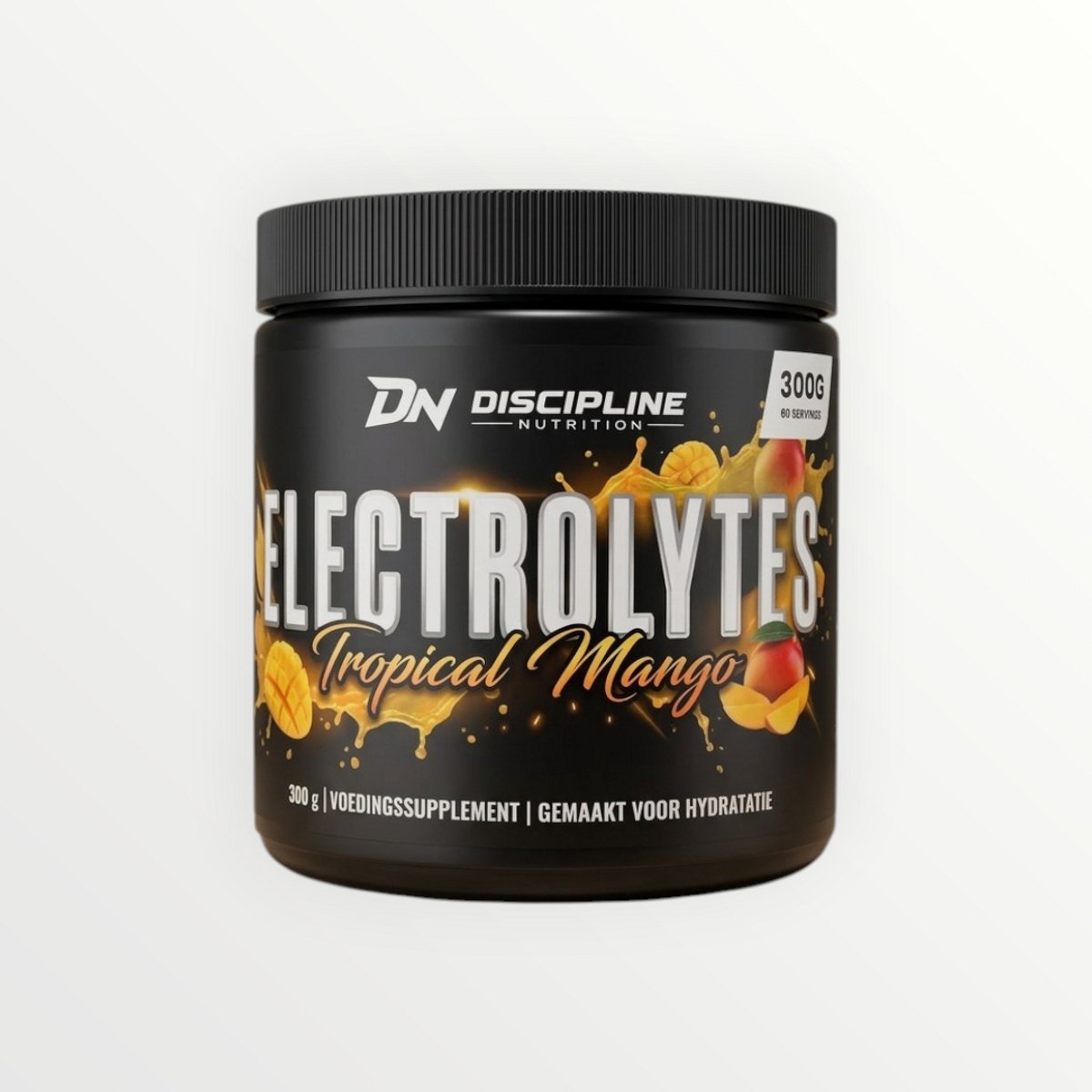 Discipline Nutrition - Elektrolyten poeder - Tropical Mango - 300Gr - 60 Servings