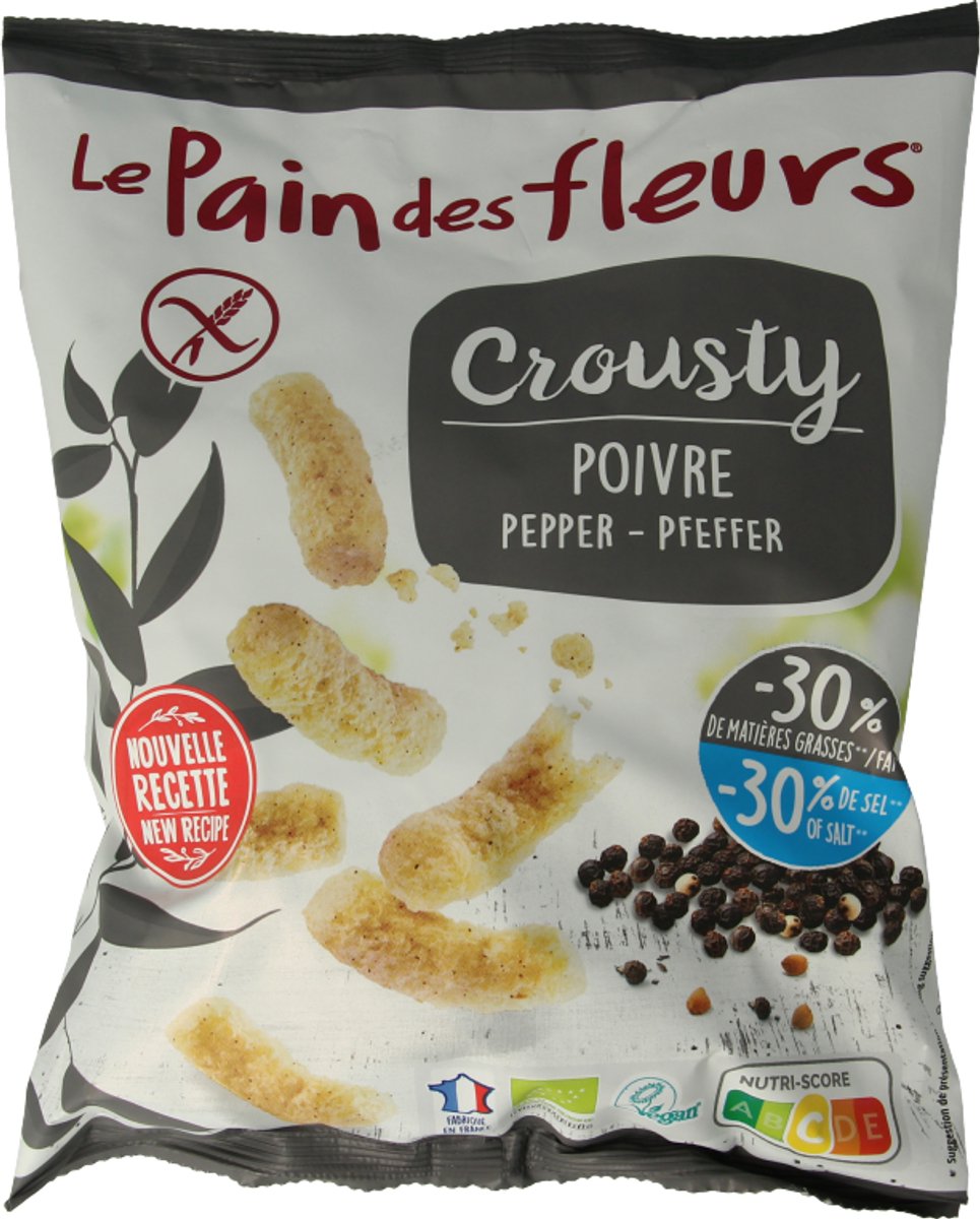 Le Pain Des Fleurs Chips gepoft boekweit 75 gram