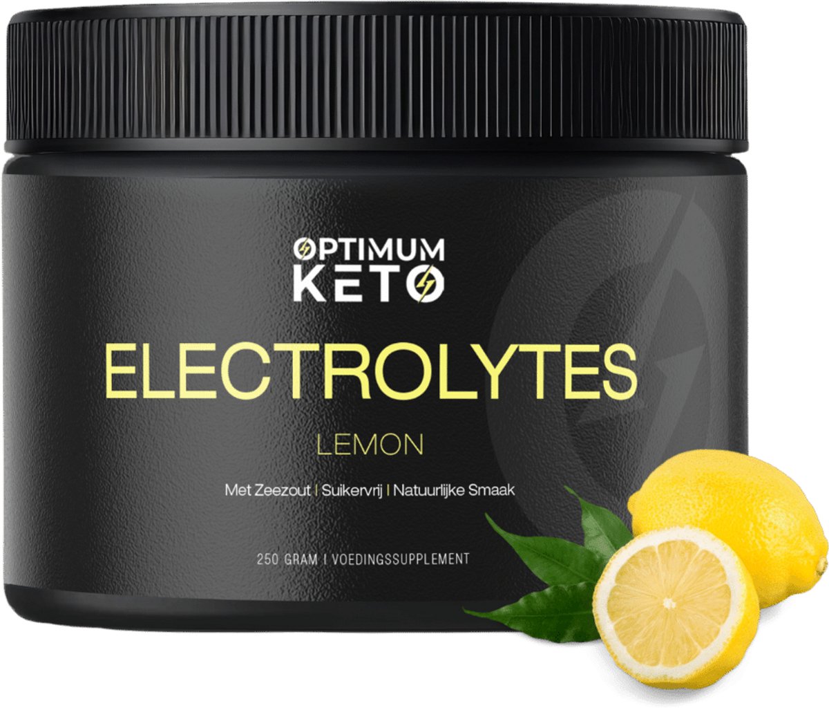 Optimum Keto Electrolytes - Elektrolyten Poeder - Lemon - Suikervrij - Magnesium Kalium Natrium