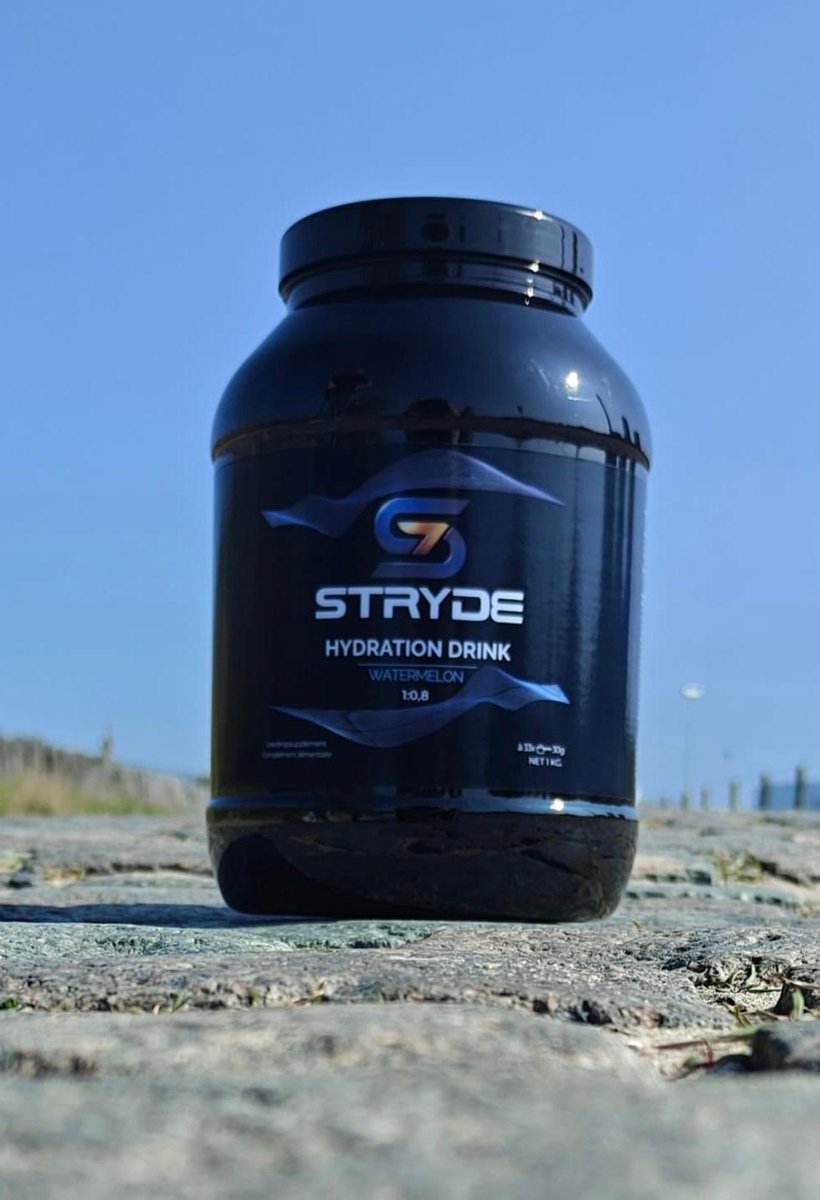 STRYDE Hydration - Isotonic Sportdrank Poeder - 1 kg - Elektrolyten - Koolhydraten - Hydratatie - Duursport