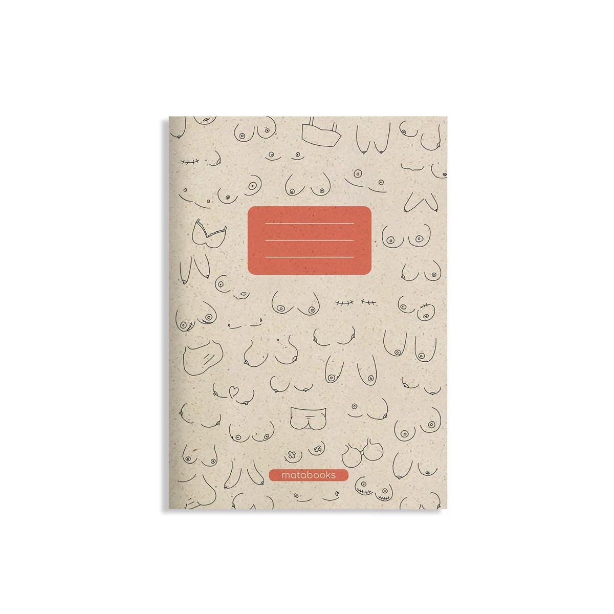 A5 Notitieboek van Grasapier - Vegan & Duurzaam - Blanco Schrijf- en Tekenboek