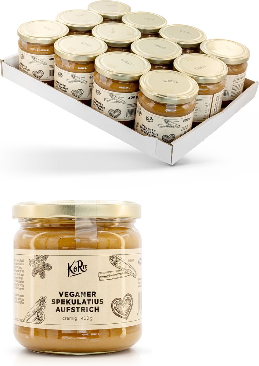 KoRo | Vegan speculaaspasta 12 x 400 g