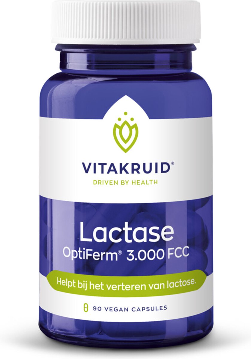 Vitakruid Lactase Optiferm 3000 Fcc - 2 x 90 capsules - Voordeelverpakking
