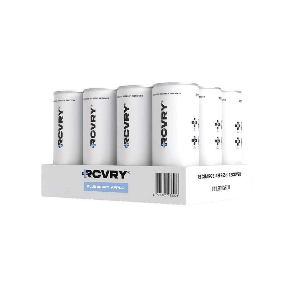 RCVRY elektrolytedrank bosbes & appel 12 x 500 ml suikervrij