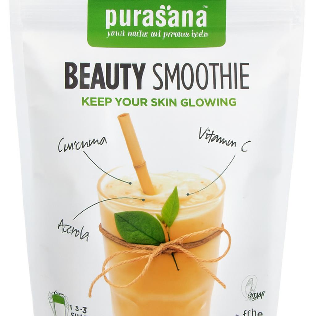 Purasana smoothiepoeder Beauty Bio 150 g plantaardig