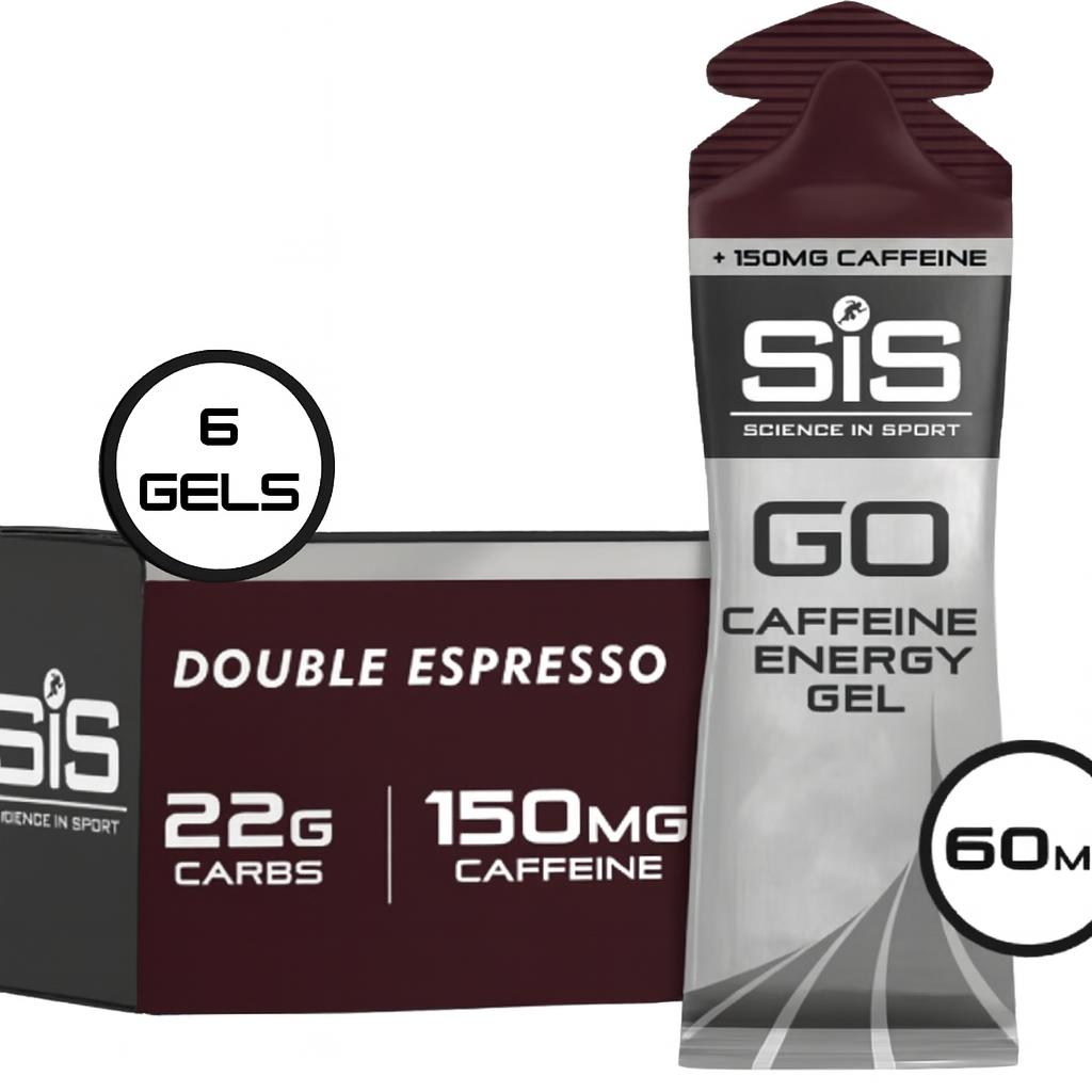 Science in Sport isotone energiegel cafeïne 6 x 60 ml espresso