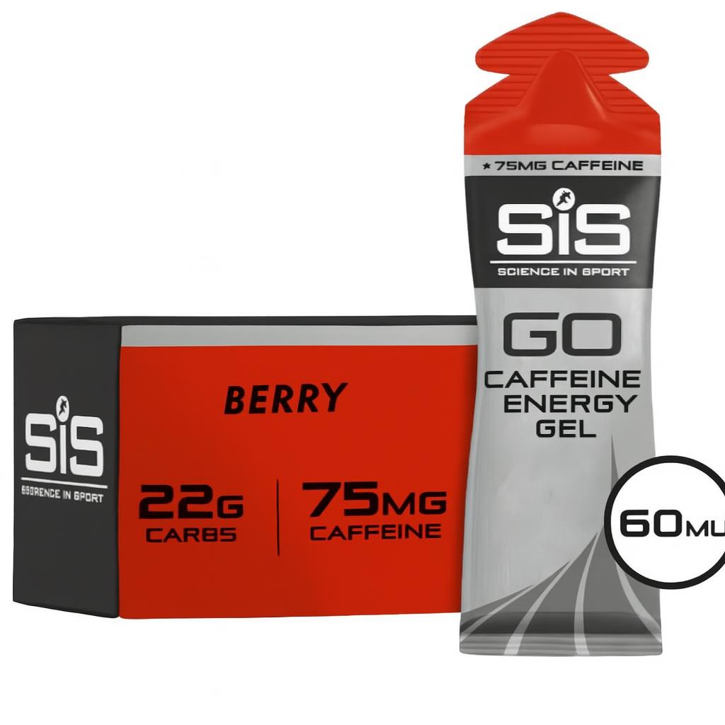 Science in Sport isotone energiegel met cafeïne berry 6 x 60 ml