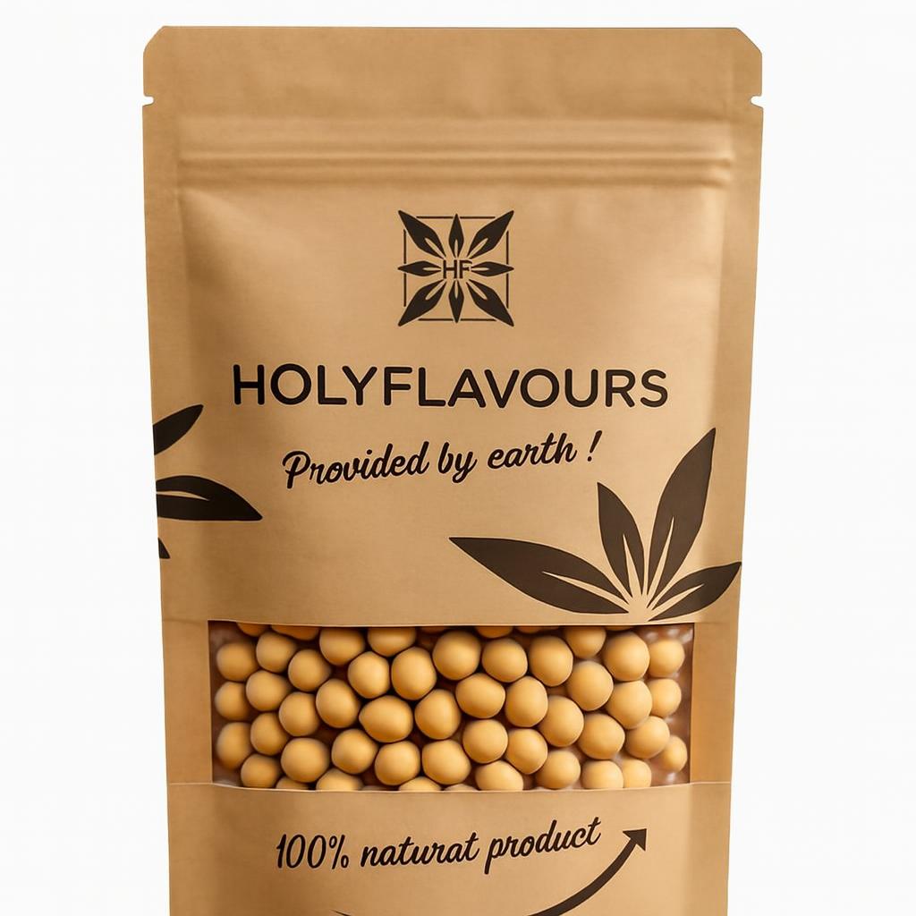 Holyflavours sojabonen ongepeld 100 g eiwitrijke peulvrucht