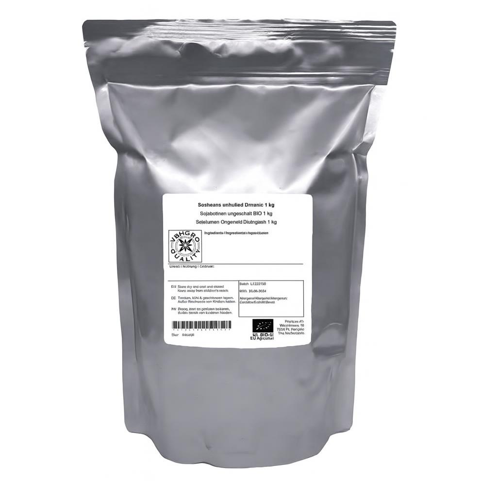 Holyflavours sojabonen ongepeld 1 kg eiwitrijke peulvrucht